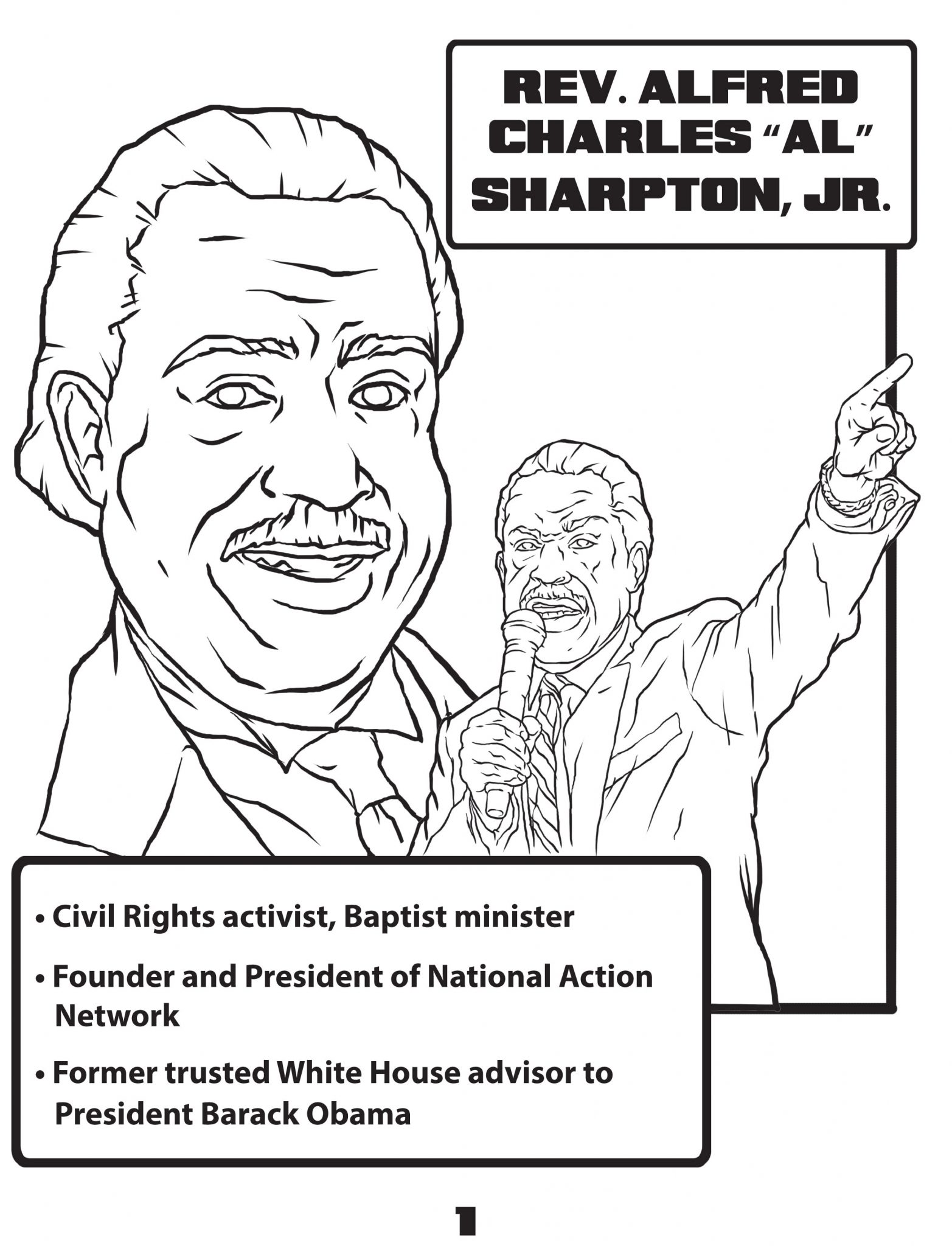 Past 2 Present: African Americans & Black International Icons Coloring Book - Image 7