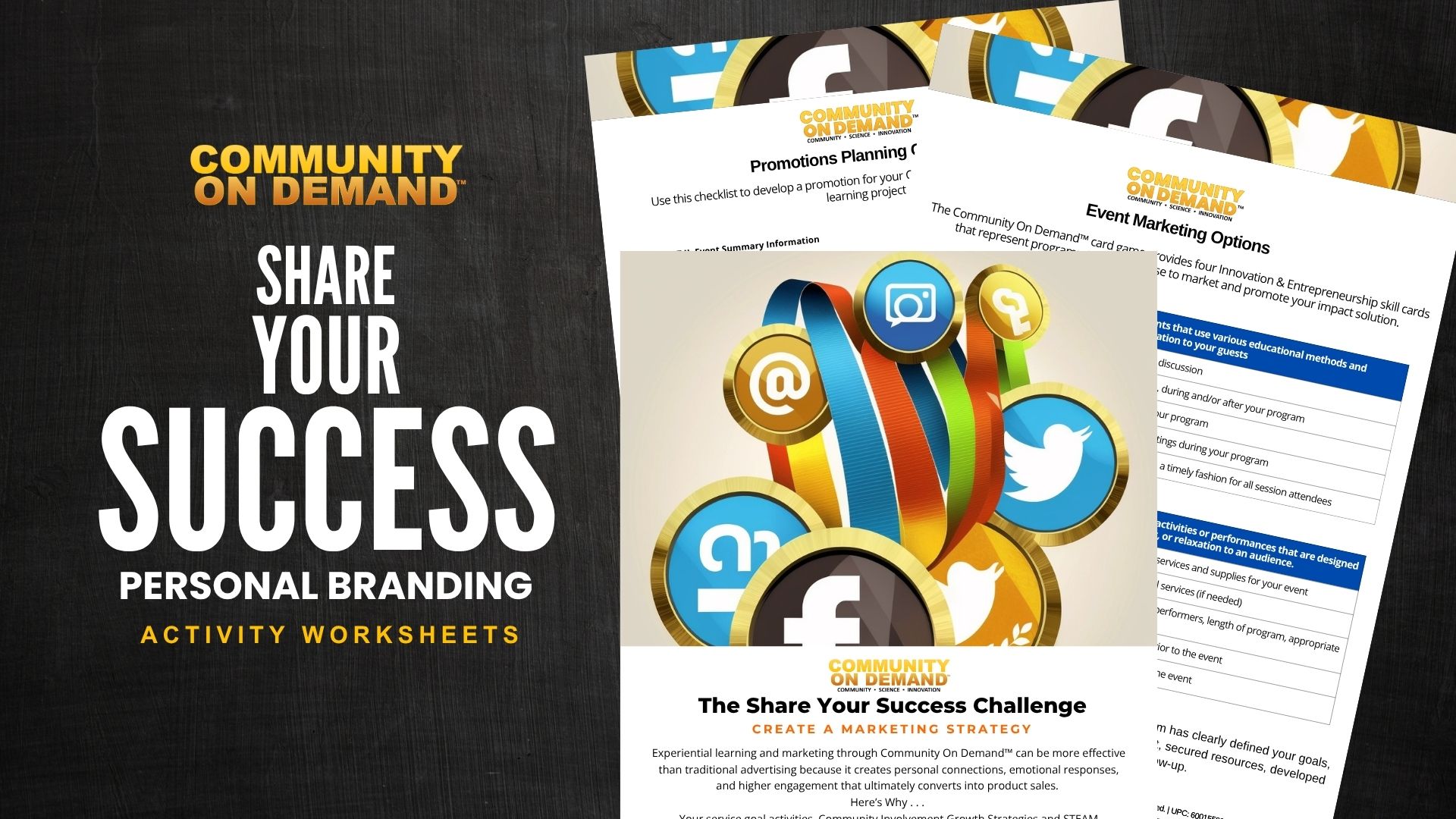 Share Your Success Activity Worksheets